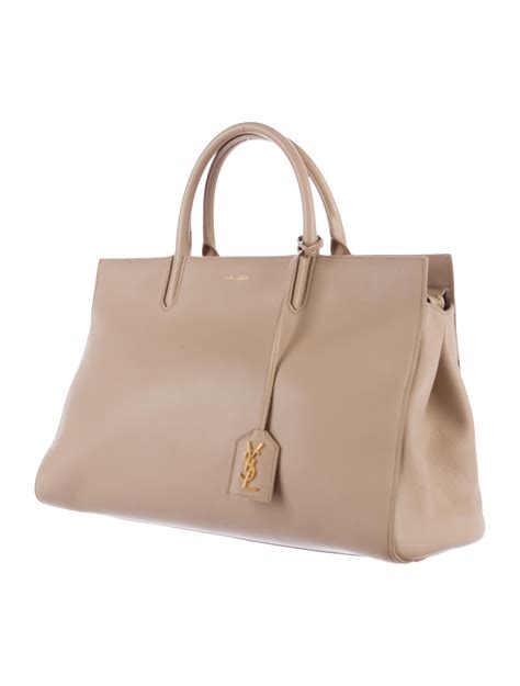 ysl small cabas rive gauche|Saint Laurent Rive Gauche Cabas Tote Bag in Canvas.